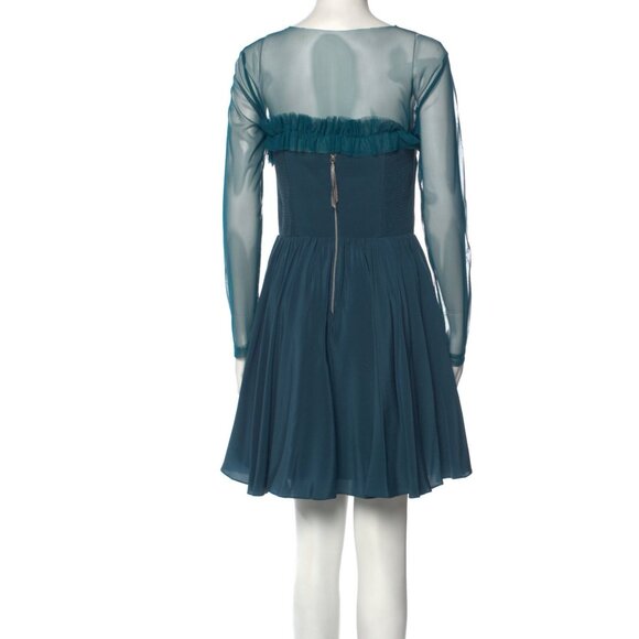 Rebecca Taylor  Peacock Dress Size 6 - Picture 3 of 9